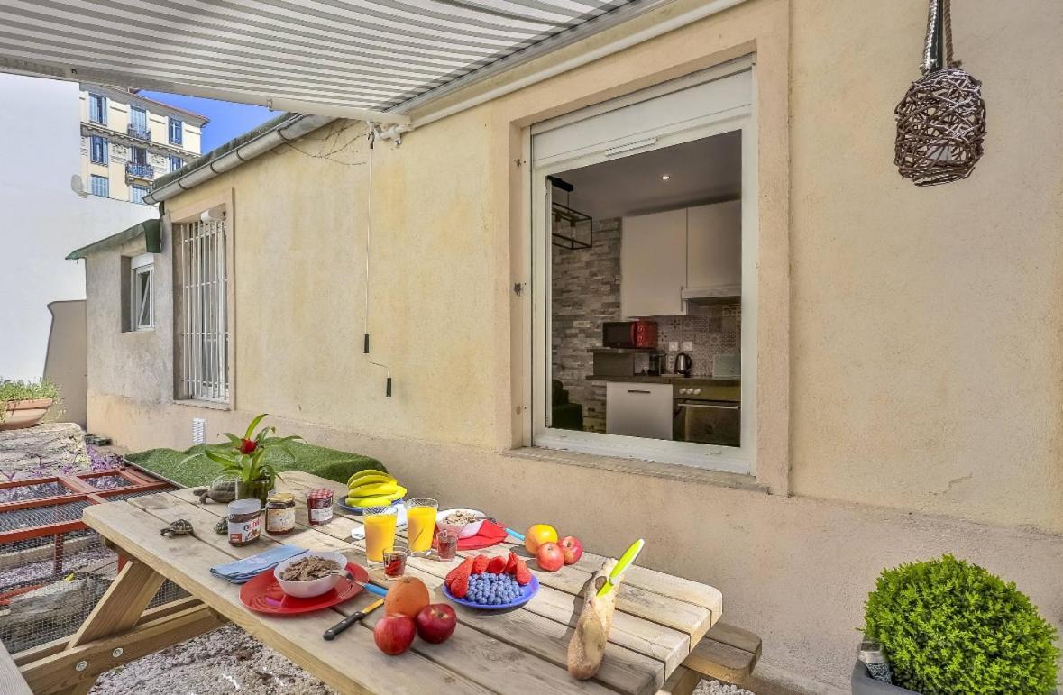 Le Refuge Avec Terrasse Et Jardin, En Plein Centre-Ville, Gare 5 Minutes A Pieds Nice Exterior photo